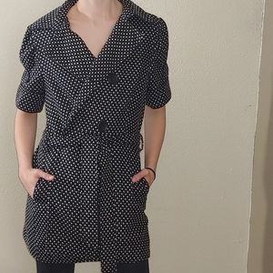 LUII VINTAGE QUARTER SLEEVE DRESS COAT
